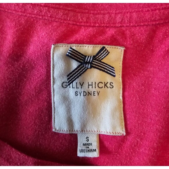 Gilly Hicks Sydney women's size S sleepwear top pink sweatshirt style - Picture 3 of 4
